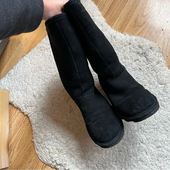 BEARPAW Women's Phylly Black Suede Women's Classic Boots Size 9 - Picture 7 of 13